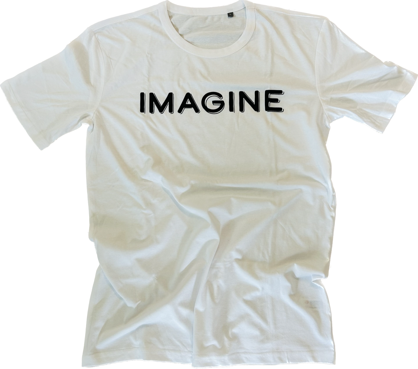 IMAGINE - Das TOUR T-Shirt (weiß + vegan)  Bild