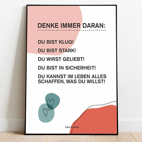 Aufgeben ist keine Option + Glaubenssätze (Stylo Design)  Bild