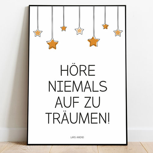 One Love, One Dream, One Team + Höre niemals auf zu träumen! (Classic Design) Bild